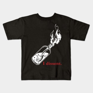 I Dissent - White Bottle Kids T-Shirt